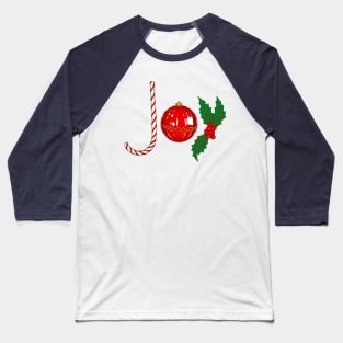 Christmas Joy Baseball T-Shirt